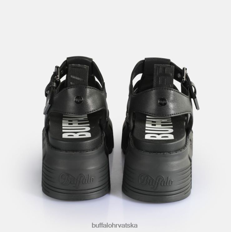 crno Buffalo ava fisher sandale s platformom veganske |sandale TDD6T572